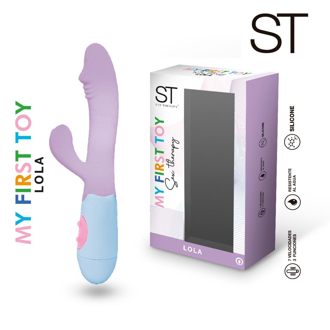 vibrador de doble estimulación para principiantes Lola My First Toy Sex Therapy