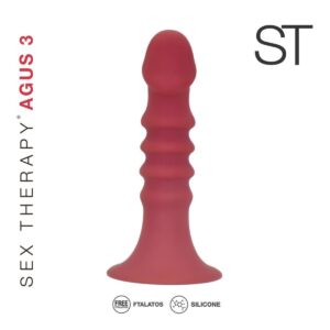 Dildo anal escalonado Agus 3 Sex Therapy con ventosa