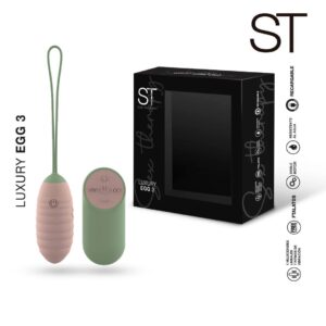 huevo vibrador recargable con control Luxury Egg 3 Sex Therapy