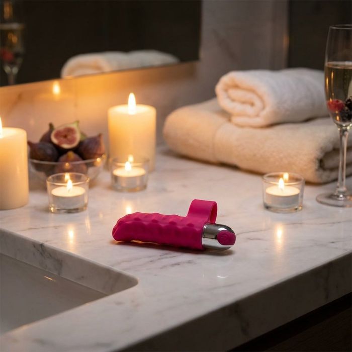 vibrador dedo recargable USB de silicona suave