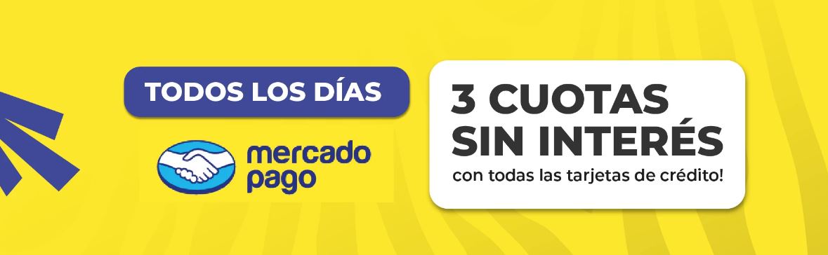 3 cuotas sin interés todos los días con Mercado Pago en SexUp Shop La Plata