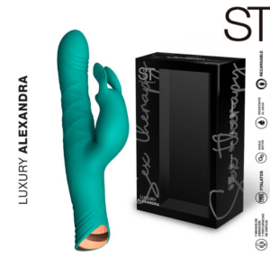 Doble estimulador Luxury Alexandra de Sex Therapy recargable por USB